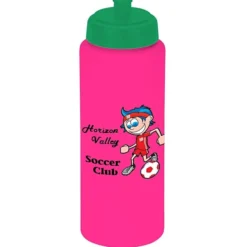 Full Color Sport Bottle with Push Pull Lid - 32 oz