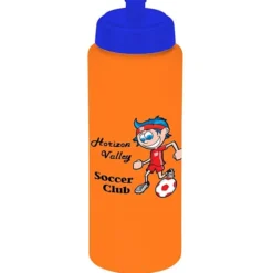 Full Color Sport Bottle with Push Pull Lid - 32 oz