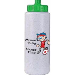 Full Color Sport Bottle with Push Pull Lid - 32 oz