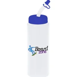 Full Color Sport Bottle with Straw - 32 oz
