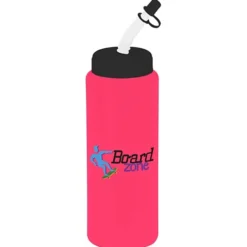 Full Color Sport Bottle with Straw - 32 oz