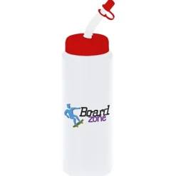Full Color Sport Bottle with Straw - 32 oz