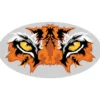 Full Color Static Decal - Oval - 3 inches x 5-1/2 inches