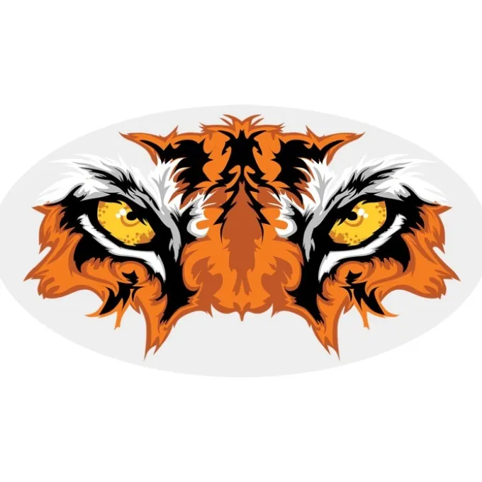 Full Color Static Decal - Oval - 3 inches x 5-1/2 inches