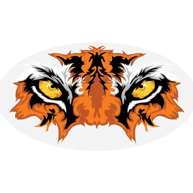 Full Color Static Decal - Oval - 3 inches x 5-1/2 inches