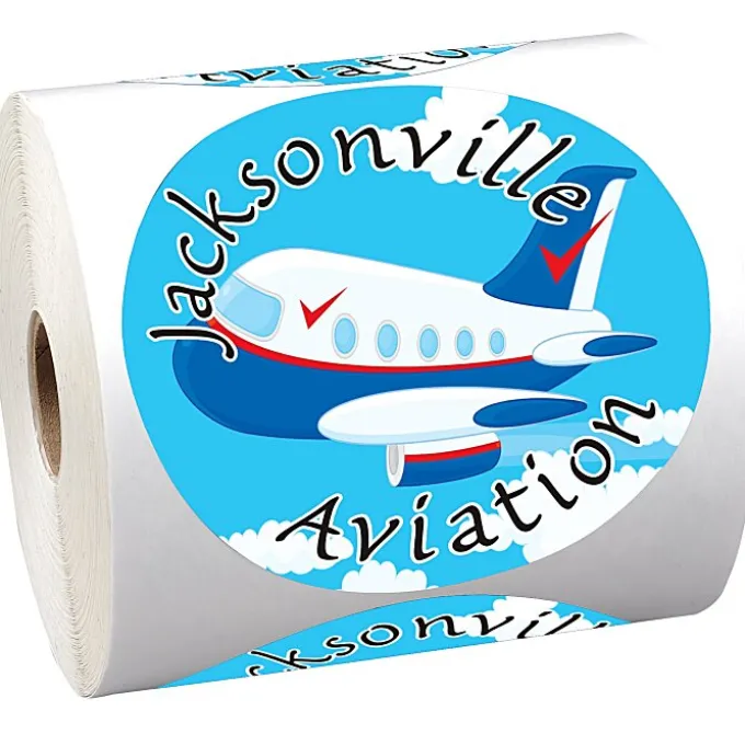 Full Color Sticker by the Roll - Circle - 4 inches - 24 hr