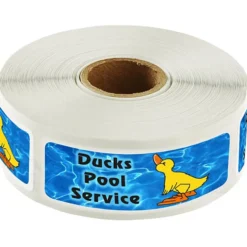 Full Color Sticker by the Roll - Rectangle - 1 inch x 3 inches