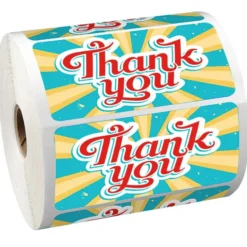 Full Color Sticker by the Roll - Rectangle - 2 inches x 4 inches