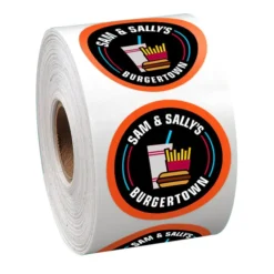 Full Color Sticker by the Roll - Circle - 1 3/4 inches