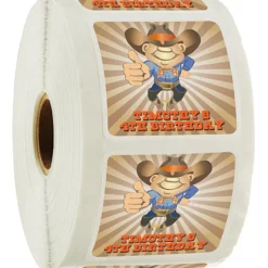 Full Color Sticker by the Roll - Square - 2 inches x 2 inches