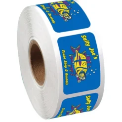 Full Color Sticker by the Roll - Rectangle - 1 inch x 1-1/2 inches