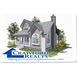 Full Color Sticker by the Roll - Rectangle - 2-1/2 inches x 4 inches