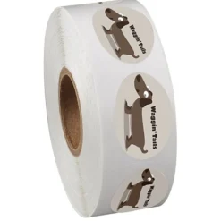Full Color Sticker by the Roll - Oval - 3/4 inches x 1-1/8 inches