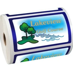 Full Color Sticker by the Roll - Rectangle - 3 inches x 5 inches