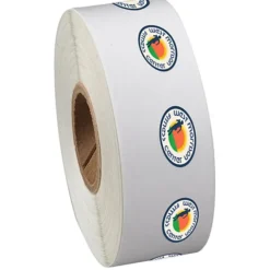 Full Color Sticker by the Roll - Oval - 3/8 inches x 5/8 inches