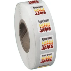 Full Color Sticker by the Roll - Square - 1/2 inch x 1/2 inches