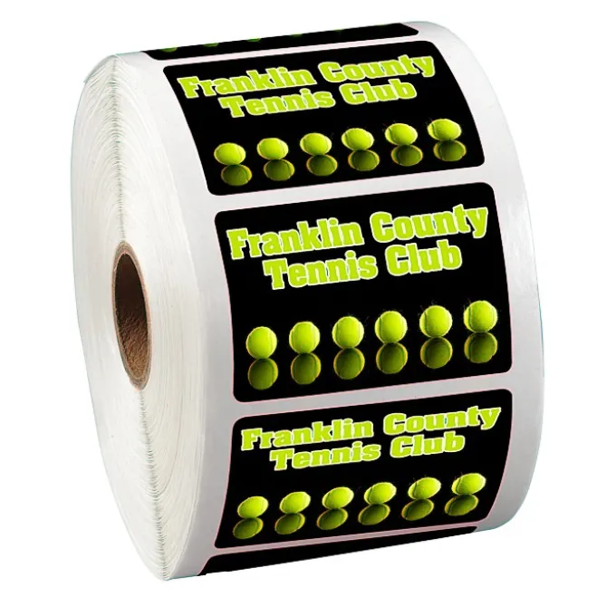 Full Color Sticker by the Roll - Rectangle - 1-1/2 inches x 2-1/4 inches