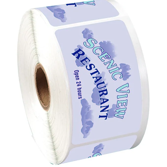 Full Color Sticker by the Roll - Rectangle - 1-3/4 inches x 3 inches