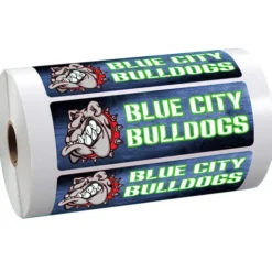 Full Color Sticker by the Roll - Rectangle - 1-3/4 inches x 5-1/4 inches