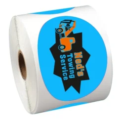 Full Color Sticker by the Roll - Oval - 2-5/8 inches x 3-3/4 inches