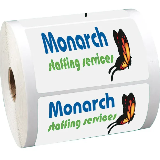 Full Color Sticker by the Roll - Rectangle - 2-3/8 inches x 3-3/4 inches