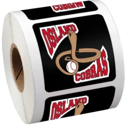 Full Color Sticker by the Roll - Square - 1 3/4 inches x 1 3/4 inches