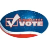 Full Color Sticker by the Roll - Oval - 1 inch x 1-3/4 inches