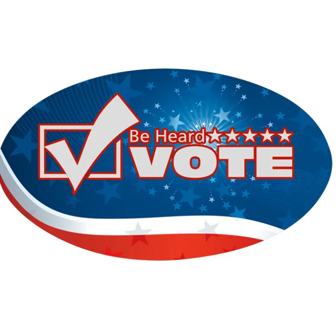 Full Color Sticker by the Roll - Oval - 1 inch x 1-3/4 inches