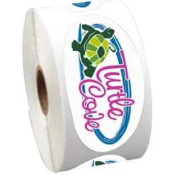Full Color Sticker by the Roll - Oval - 1-3/4 inches x 3-5/8 inches