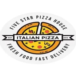 Full Color Sticker - Oval - 2 inches x 3 inches - 24 hr