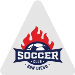 Full Color Sticker - Triangle - 4 inches