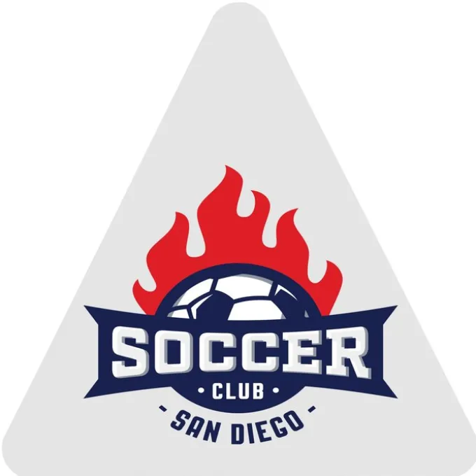 Full Color Sticker - Triangle - 4 inches