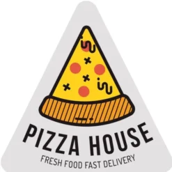 Full Color Sticker - Triangle - 8 inches