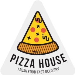 Full Color Sticker - Triangle - 8 inches