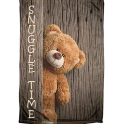 Full Color Tahoe Microfleece Baby Blanket