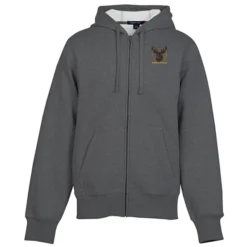 Full-Zip Hooded Fleece Jacket - Men's - Embroidered