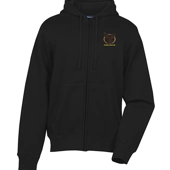 Full-Zip Hooded Fleece Jacket - Men's - Embroidered