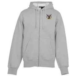 Full-Zip Hooded Fleece Jacket - Men's - Embroidered