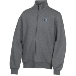 Full-Zip Sweatshirt Jacket - Embroidered