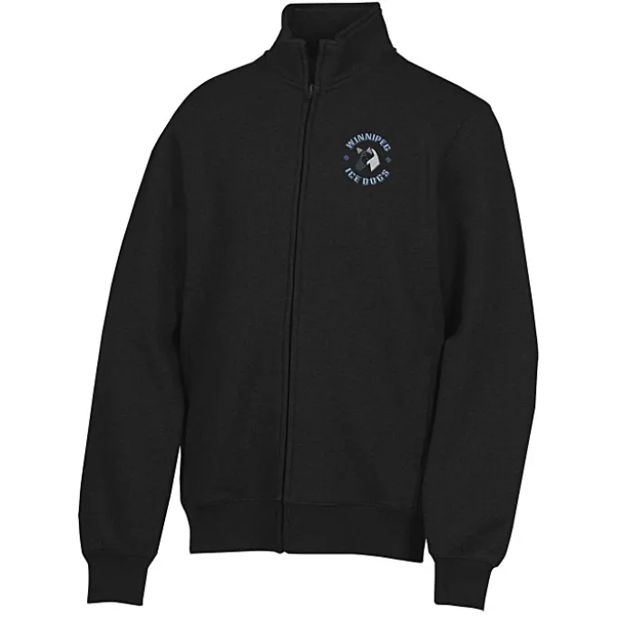 Full-Zip Sweatshirt Jacket - Embroidered