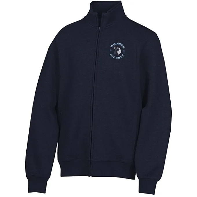 Full-Zip Sweatshirt Jacket - Embroidered - 24 hr