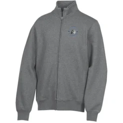 Full-Zip Sweatshirt Jacket - Embroidered - 24 hr