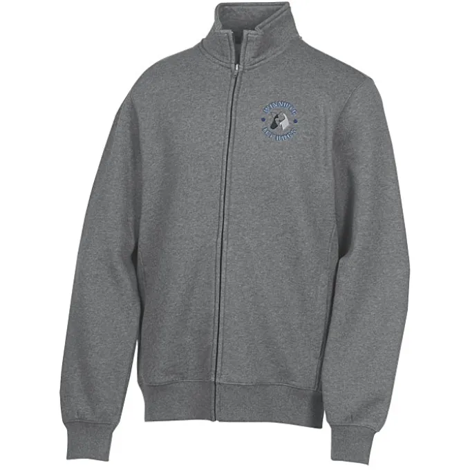 Full-Zip Sweatshirt Jacket - Embroidered - 24 hr