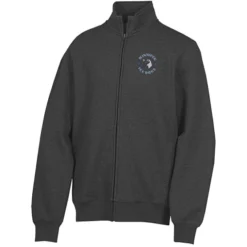 Full-Zip Sweatshirt Jacket - Embroidered - 24 hr