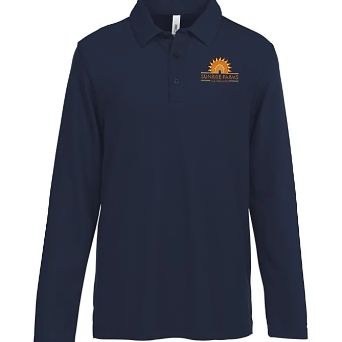 Fusion ChromaSoft Long Sleeve Pique Polo - Men's