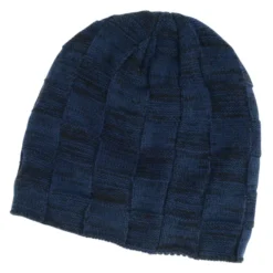 Fuzzy Lined Heather Knit Beanie