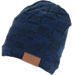 Fuzzy Lined Heather Knit Beanie