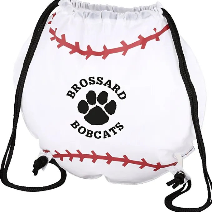 Game Time! Baseball Drawstring Backpack - 24 hr
