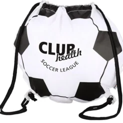 Game Time! Soccer Ball Drawstring Backpack - 24 hr