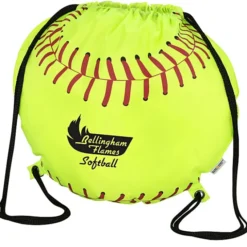 Game Time! Softball Drawstring Backpack - 24 hr